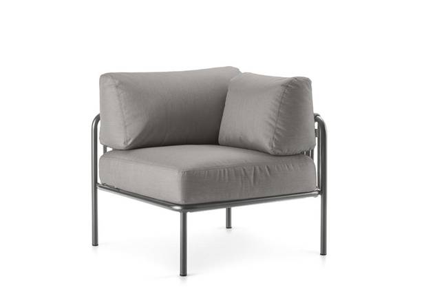 Bilbao Loungeecke Stahl