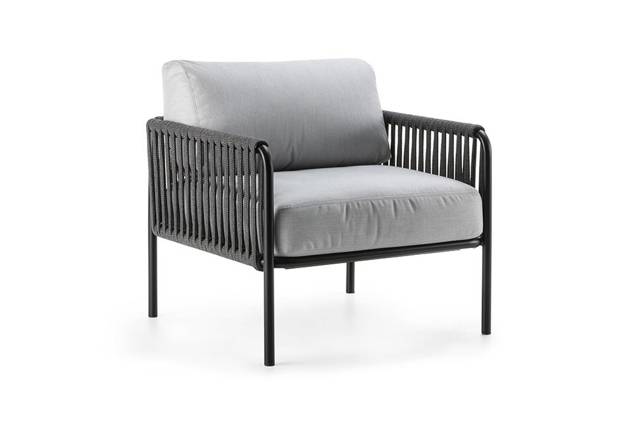 Bilbao Fauteuil lounge acier