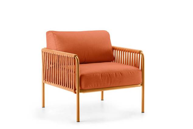 Bilbao Fauteuil lounge acier