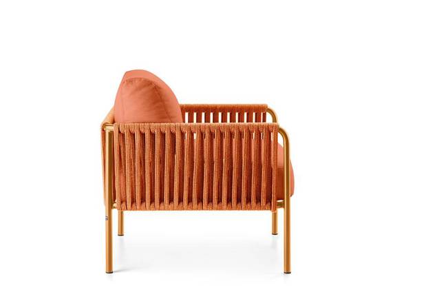 Bilbao Fauteuil lounge acier 1