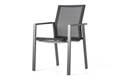 Braga Chaise de jardin empilable aluminium