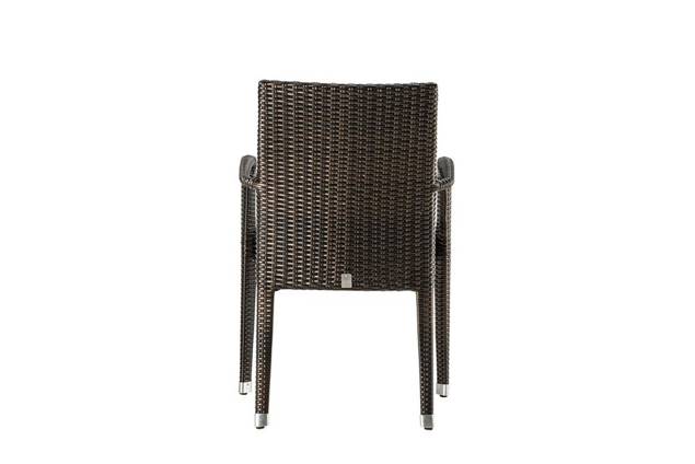 Brescia II Gartenstuhl stapelbar Rattan 7
