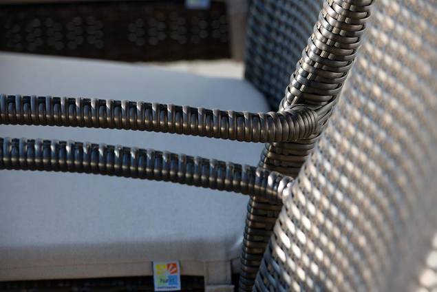 Brescia II Gartenstuhl stapelbar Rattan 11