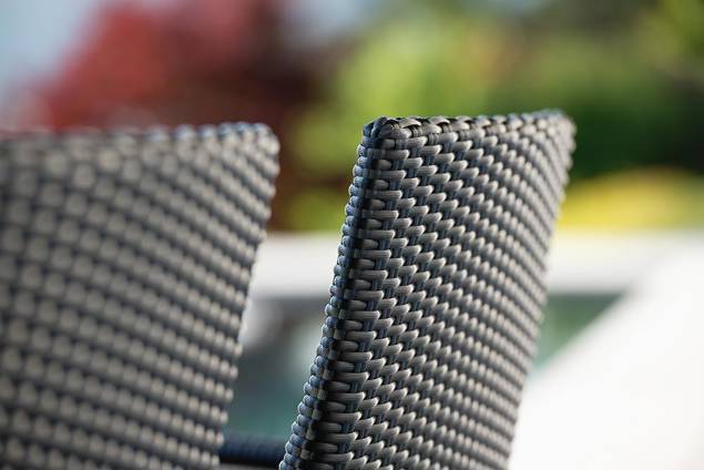 Brescia II Chaise de jardin empilable rotin 7