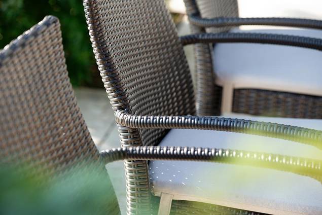 Brescia II Chaise de jardin empilable rotin 9