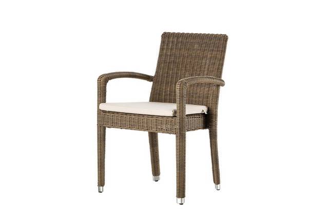 Brescia II Gartenstuhl stapelbar Rattan 1