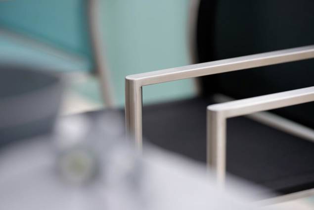 Brüssel Fauteuil d'extérieur empilable acier inoxydable 1