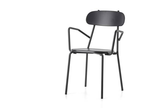 Cadiz Chaise de jardin empilable acier