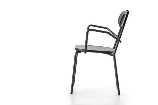 Cadiz Chaise de jardin empilable acier 1