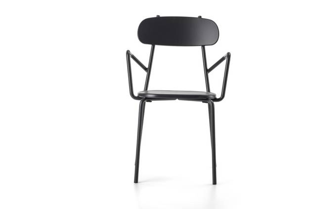 Cadiz Chaise de jardin empilable acier 3