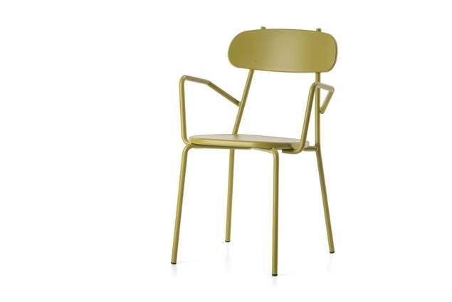 Cadiz Chaise de jardin empilable acier