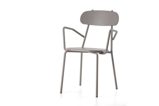 Cadiz Chaise de jardin empilable acier