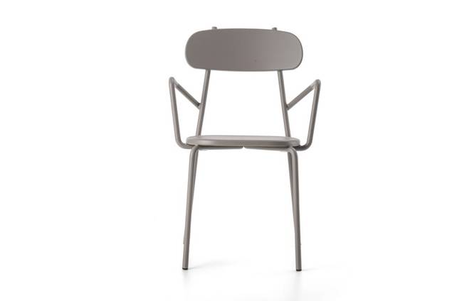 Cadiz Chaise de jardin empilable acier 3