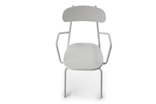 Cadiz Chaise de jardin empilable acier 4