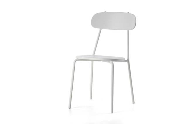 Cadiz Chaise de jardin empilable acier