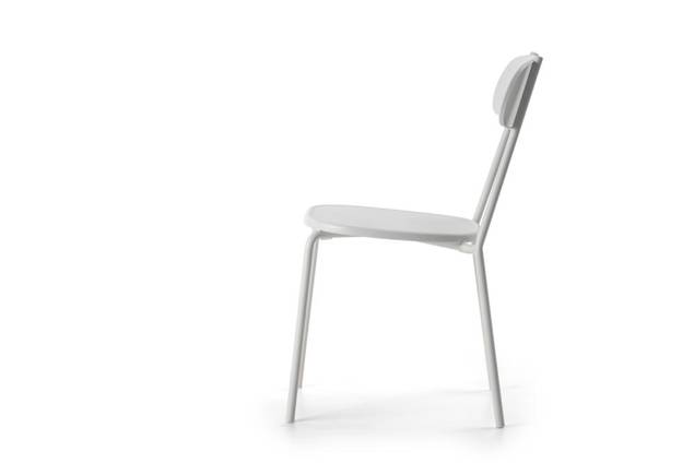 Cadiz Chaise de jardin empilable acier 1