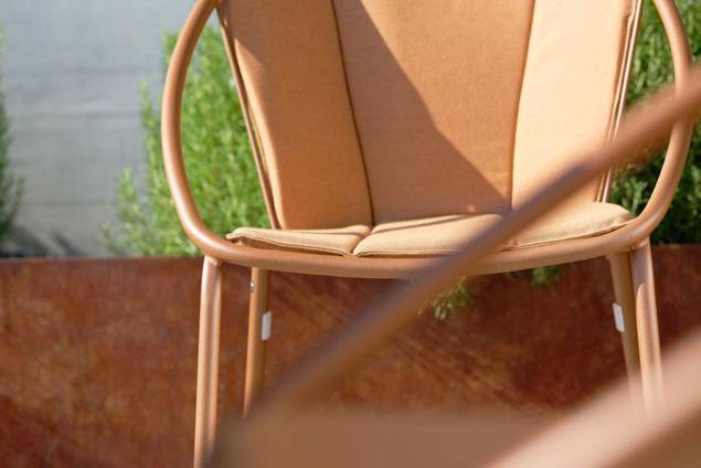 Como Gartenstuhl stapelbar Stahl 2