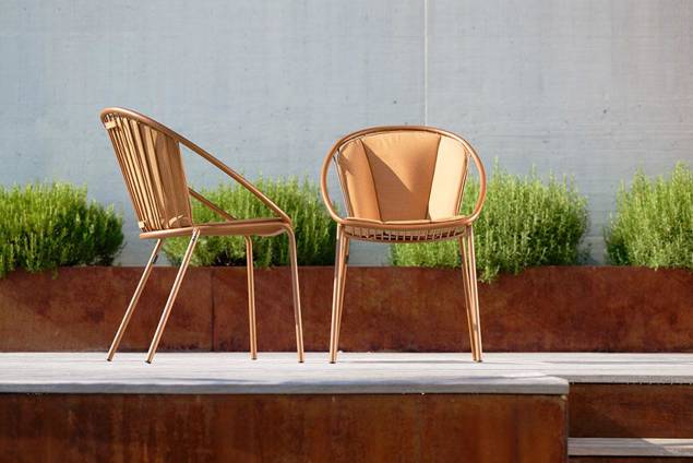 Como Gartenstuhl stapelbar Stahl 7