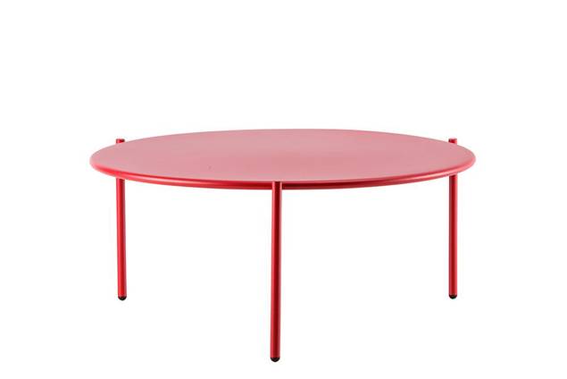 Como Table de salon acier Ø 90 cm