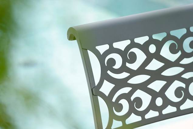Cordoba Chaise de jardin empilable acier 1