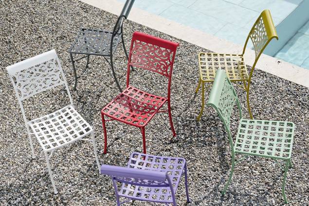 Cordoba Gartenstuhl stapelbar Stahl 5