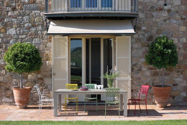 Cordoba Gartenstuhl stapelbar Stahl 7