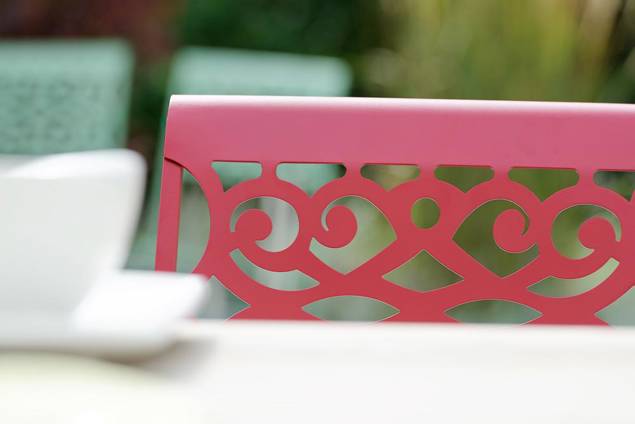 Cordoba Gartenstuhl stapelbar Stahl 4