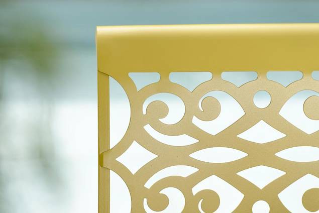 Cordoba Chaise de jardin empilable acier 1