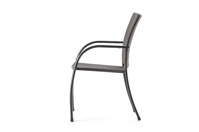 Curve Chaise de jardin empilable aluminium 1