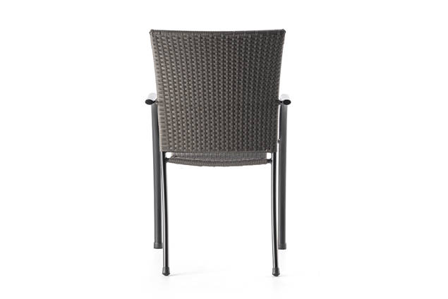 Curve Chaise de jardin empilable aluminium 2