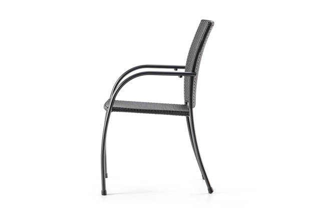 Curve Chaise de jardin empilable aluminium 1