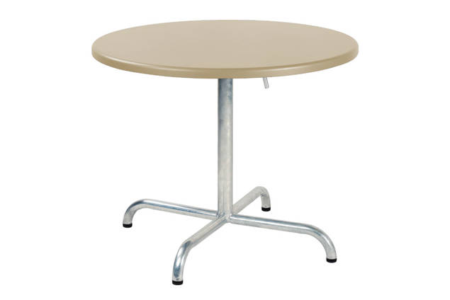 Davos Loungetisch klappbar Stahl Ø 75 cm