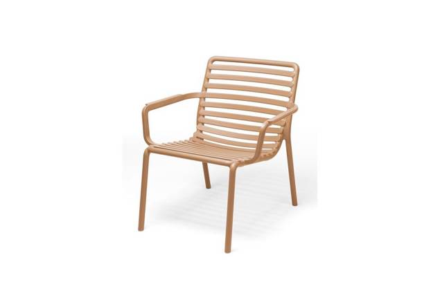 Doga Fauteuil lounge empilable synthétique
