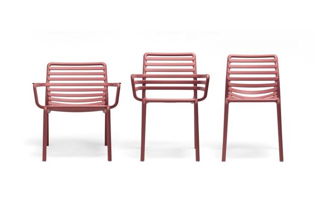 Doga Fauteuil d'extérieur empilable synthétique 2