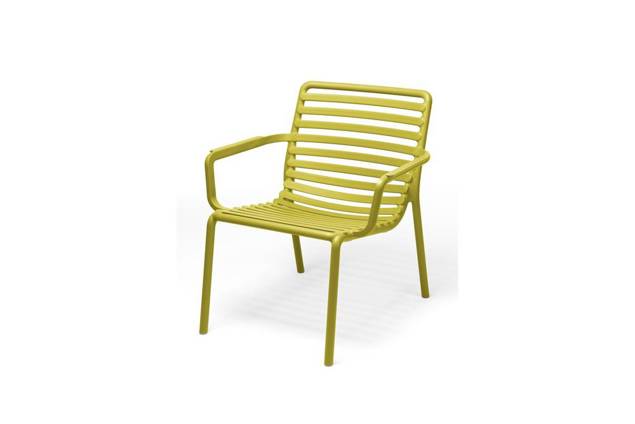 Doga Fauteuil lounge empilable synthétique