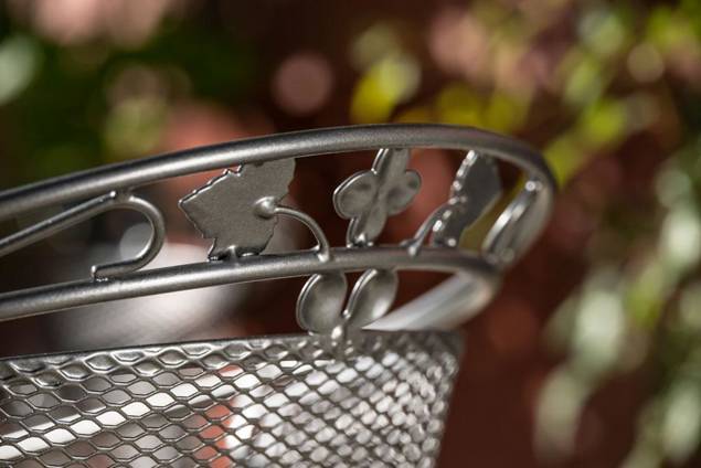 Elegance Gartenstuhl Stahl 9