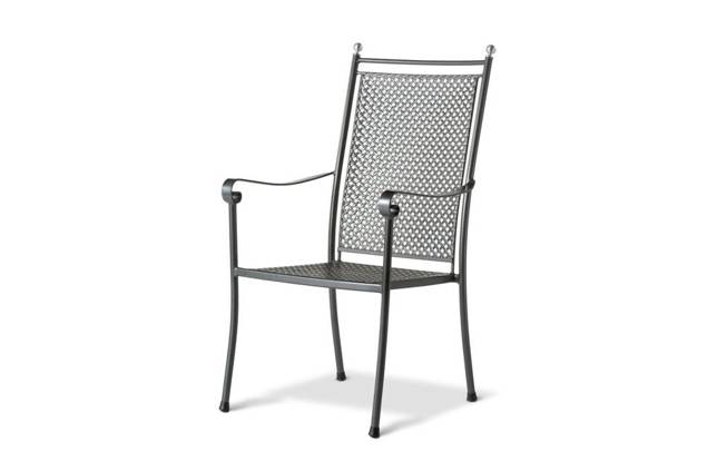 Excelsior Chaise de jardin dossier haut acier