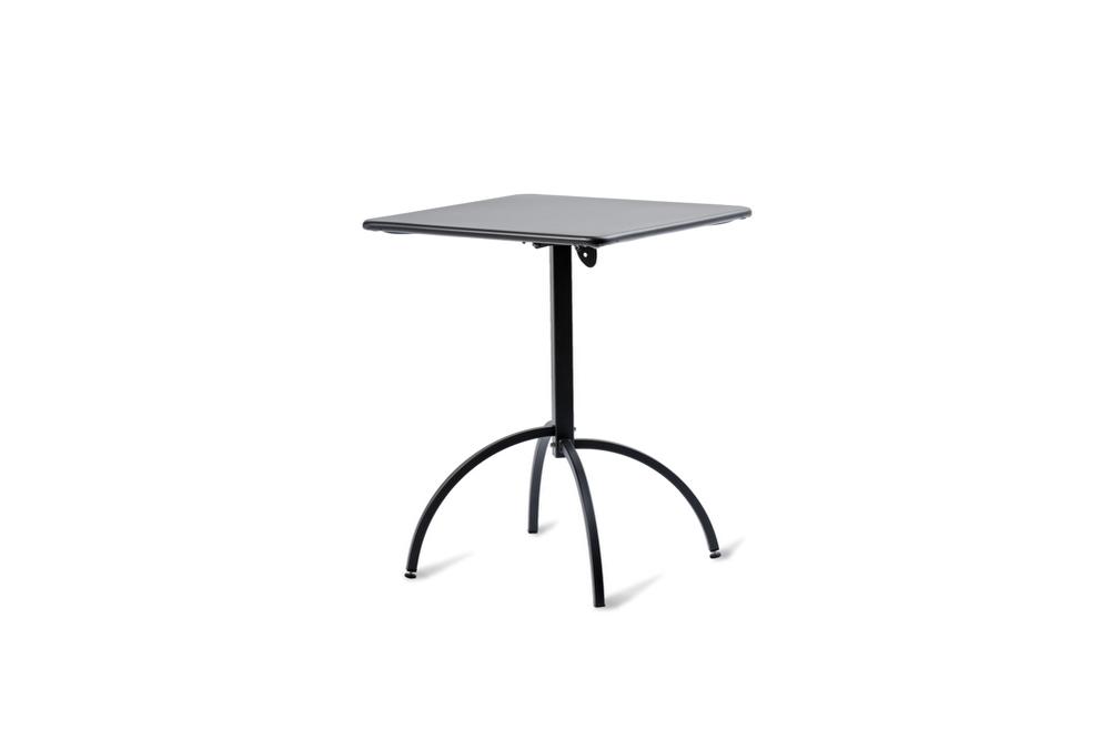 Gartentisch klappbar Stahl 70x70 cm FLO Hunn Gartenmöbel