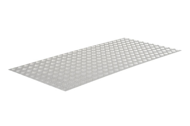 Geräteschrank Bodenplatte Riffelblech