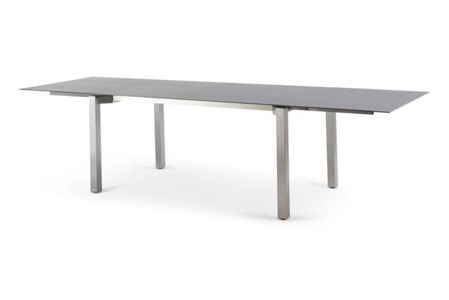 Gibraltar Table de jardin à rallonge céramique 145/270x90 cm