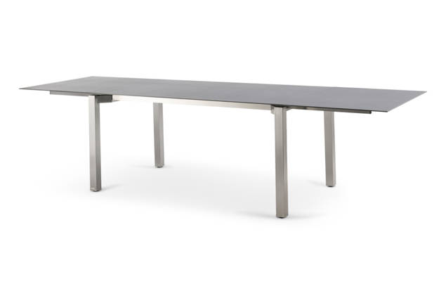 Gibraltar Table de jardin à rallonge céramique 145/270x90 cm