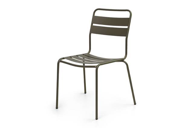 Glarus Gartenstuhl stapelbar Stahl