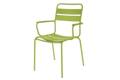 Glarus Chaise de jardin empilable acier