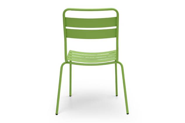 Glarus Chaise de jardin empilable acier 2