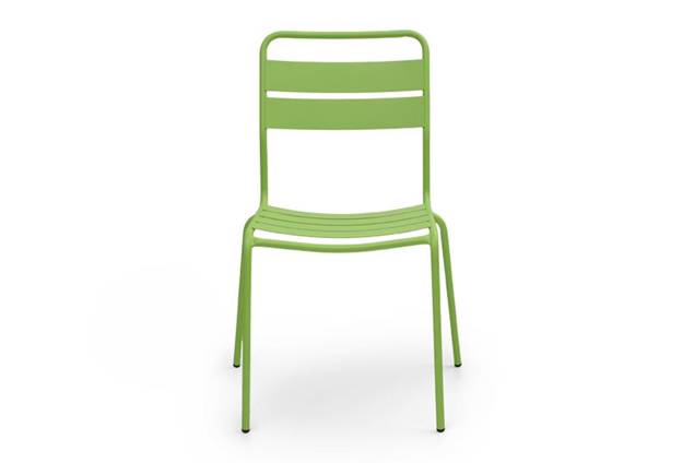 Glarus Chaise de jardin empilable acier 3