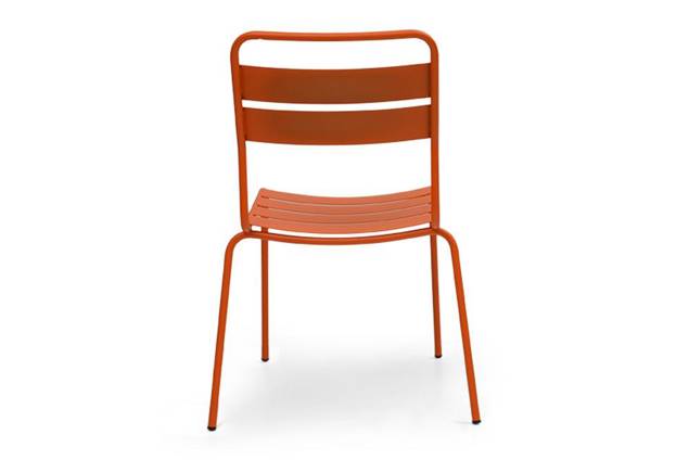 Glarus Gartenstuhl stapelbar Stahl 2