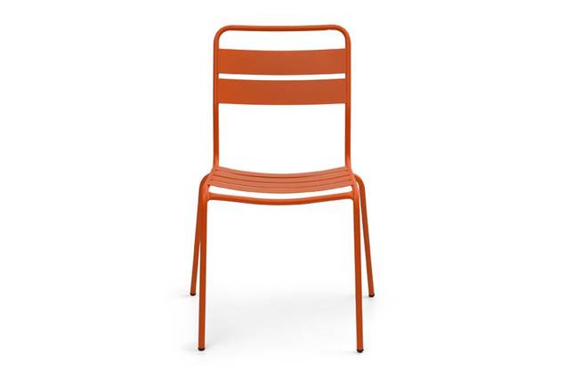 Glarus Gartenstuhl stapelbar Stahl 3