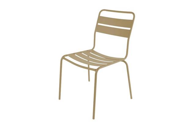 Glarus Gartenstuhl stapelbar Stahl