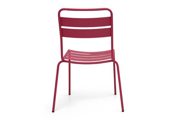 Glarus Chaise de jardin empilable acier 2