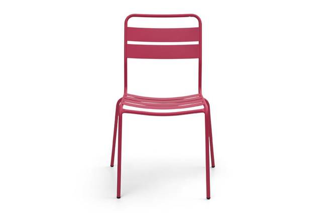 Glarus Chaise de jardin empilable acier 3
